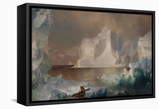 The Icebergs, 1861 (Oil on Canvas)-Frederic Edwin Church-Framed Premier Image Canvas