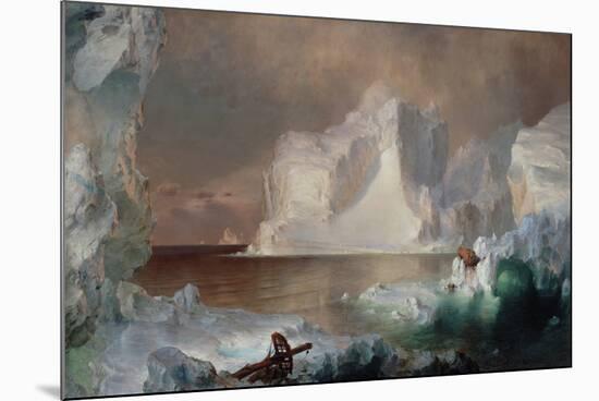 The Icebergs-Frederic Edwin Church-Mounted Giclee Print
