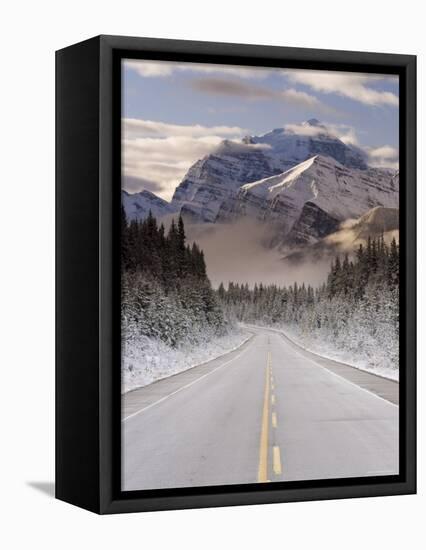 The Icefields Parkway, Banff-Jasper National Parks, Rocky Mountains, Canada-Gavin Hellier-Framed Premier Image Canvas