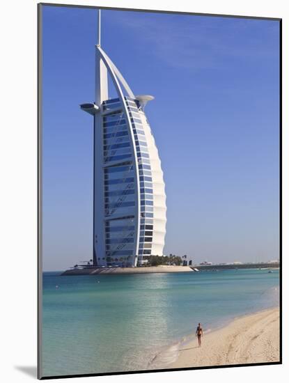 The Iconic Burj Al Arab Hotel, Jumeirah, Dubai, United Arab Emirates, Middle East-Amanda Hall-Mounted Photographic Print