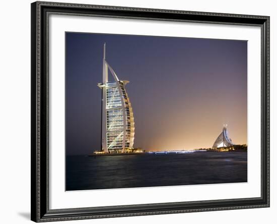 The Iconic Symbol of Dubai, the Burj Al Arab, the World's First Seven Star Hotel, Dubai-Gavin Hellier-Framed Photographic Print