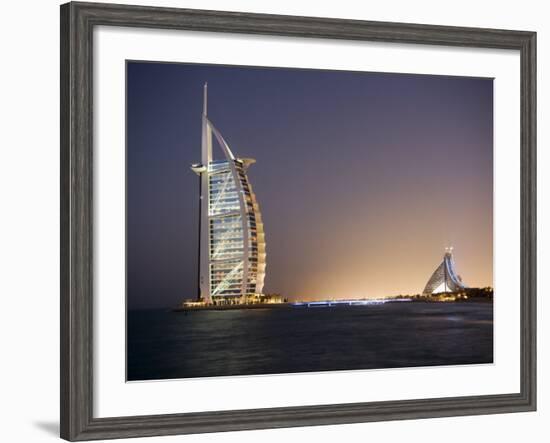 The Iconic Symbol of Dubai, the Burj Al Arab, the World's First Seven Star Hotel, Dubai-Gavin Hellier-Framed Photographic Print