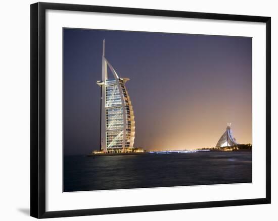 The Iconic Symbol of Dubai, the Burj Al Arab, the World's First Seven Star Hotel, Dubai-Gavin Hellier-Framed Photographic Print