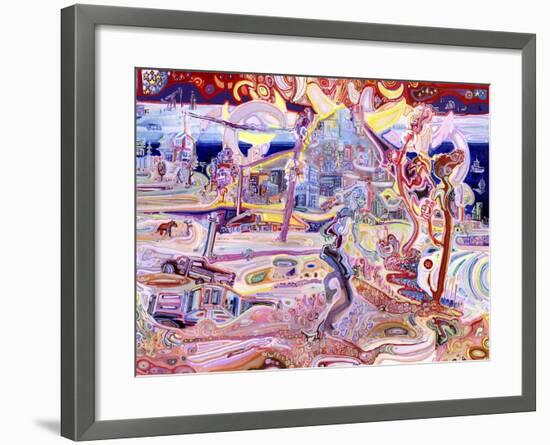 The Icy Shores Where Giant Roses Grow-Josh Byer-Framed Giclee Print