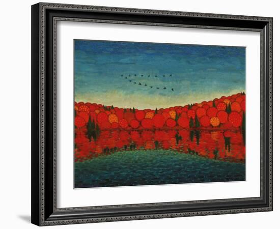 The Idea of Fall-John Newcomb-Framed Giclee Print