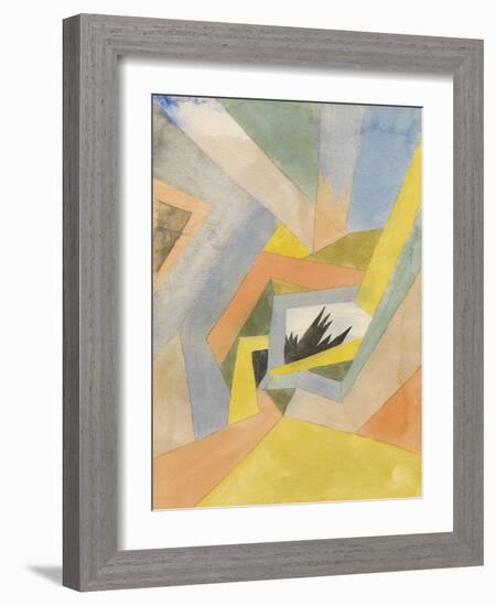 The Idea of Firs-Paul Klee-Framed Giclee Print