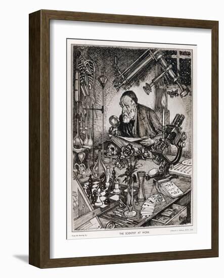 The Ideal Scientist-Edmund J. Sullivan-Framed Photographic Print