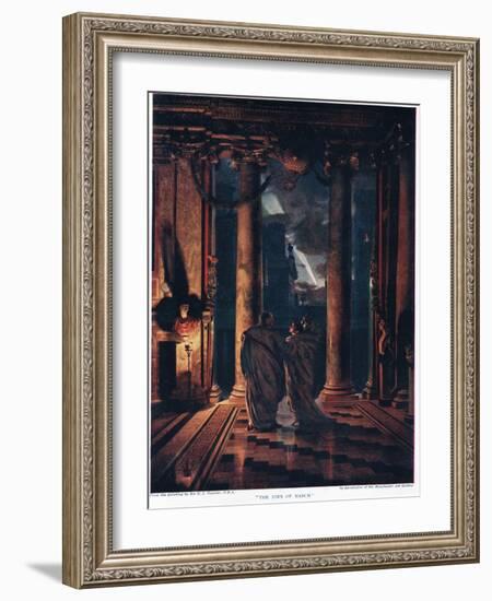 The Ides of March, from 'Hutchinson's History of the Nations'-Edward John Poynter-Framed Giclee Print