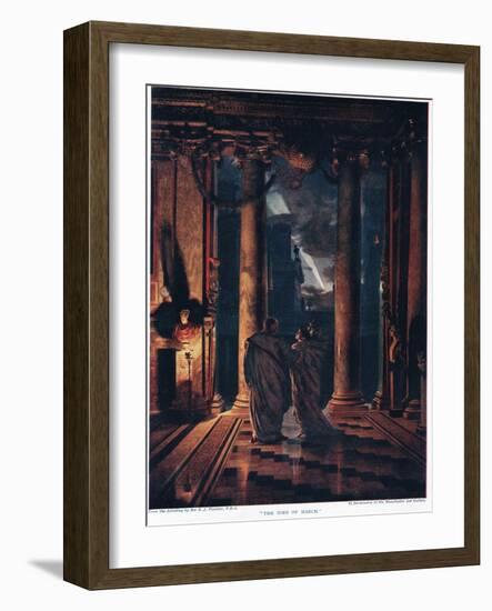 The Ides of March, from 'Hutchinson's History of the Nations'-Edward John Poynter-Framed Giclee Print