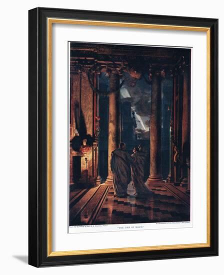 The Ides of March, from 'Hutchinson's History of the Nations'-Edward John Poynter-Framed Giclee Print