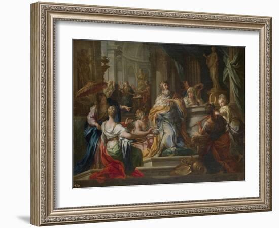 The Idolatry of King Solomon-Sebastiano Conca-Framed Giclee Print