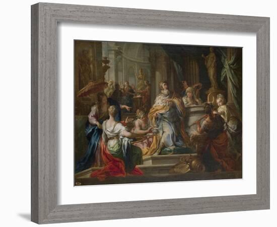 The Idolatry of King Solomon-Sebastiano Conca-Framed Giclee Print