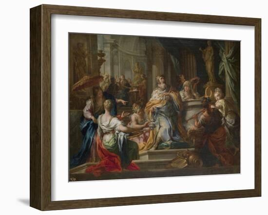 The Idolatry of King Solomon-Sebastiano Conca-Framed Giclee Print