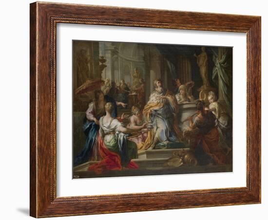 The Idolatry of King Solomon-Sebastiano Conca-Framed Giclee Print