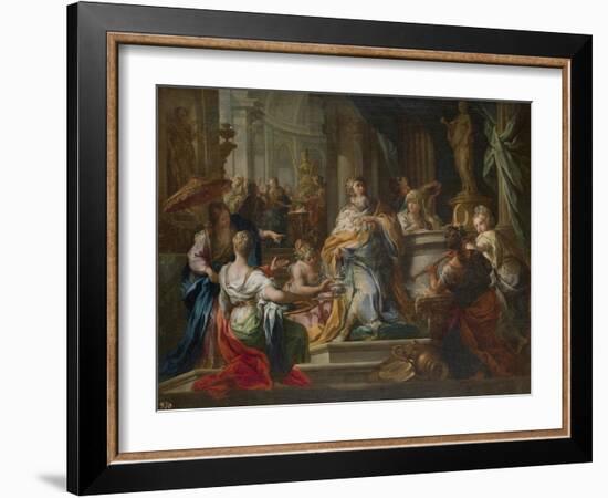 The Idolatry of King Solomon-Sebastiano Conca-Framed Giclee Print