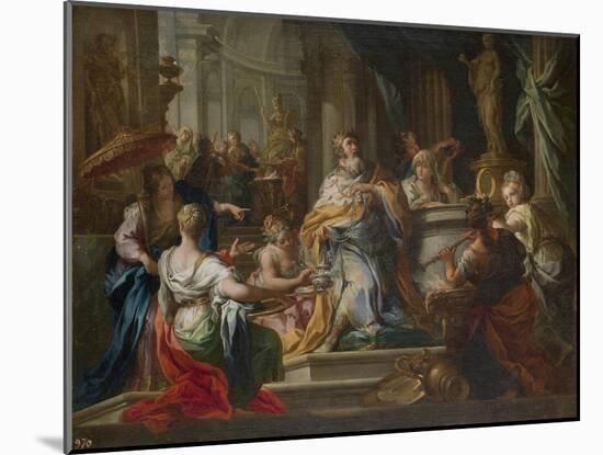 The Idolatry of King Solomon-Sebastiano Conca-Mounted Giclee Print