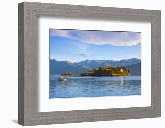 The Idyllic Isola Dei Pescatori and Isola Bella, Borromean Islands, Lake Maggiore, Piedmont, Italy-Doug Pearson-Framed Photographic Print