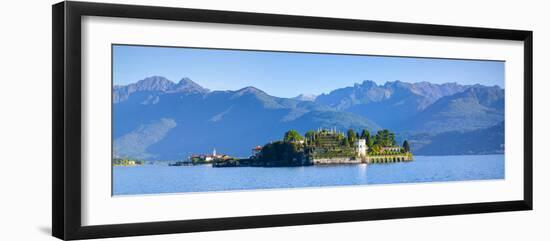 The Idyllic Isola Dei Pescatori and Isola Bella, Borromean Islands, Lake Maggiore, Piedmont, Italy-Doug Pearson-Framed Photographic Print