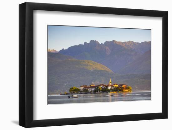 The Idyllic Isola Dei Pescatori (Fishermen's Islands) Illuminated at Sunrise, Borromean Islands-Doug Pearson-Framed Photographic Print