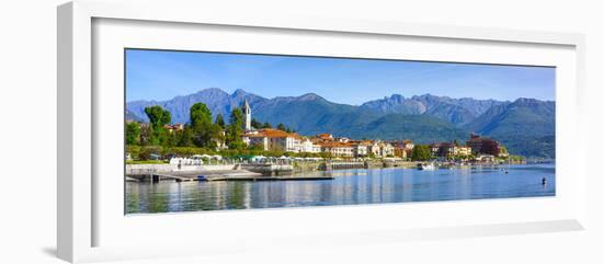 The Idyllic Lakeside Village of Baveno, Lake Maggiore, Piedmont, Italy-Doug Pearson-Framed Photographic Print