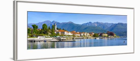 The Idyllic Lakeside Village of Baveno, Lake Maggiore, Piedmont, Italy-Doug Pearson-Framed Photographic Print