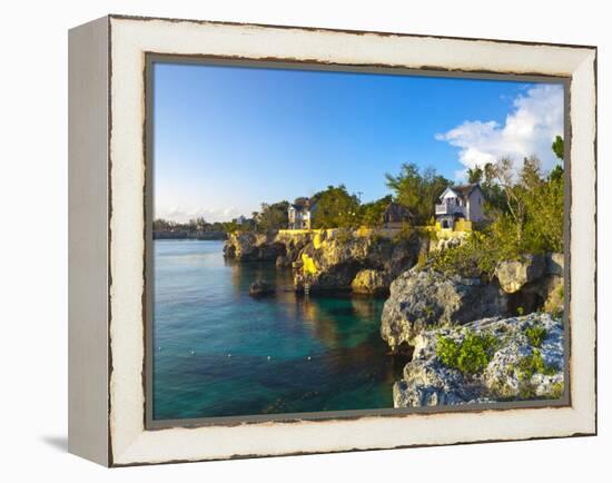 The Idyllic West End, Negril, Westmoreland, Jamaica-Doug Pearson-Framed Premier Image Canvas