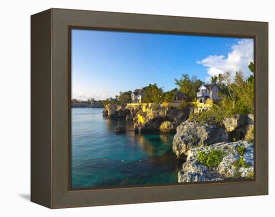 The Idyllic West End, Negril, Westmoreland, Jamaica-Doug Pearson-Framed Premier Image Canvas