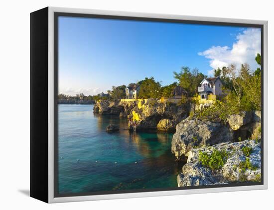 The Idyllic West End, Negril, Westmoreland, Jamaica-Doug Pearson-Framed Premier Image Canvas