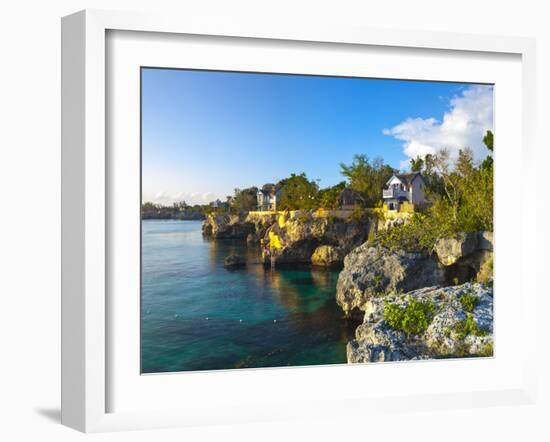 The Idyllic West End, Negril, Westmoreland, Jamaica-Doug Pearson-Framed Photographic Print