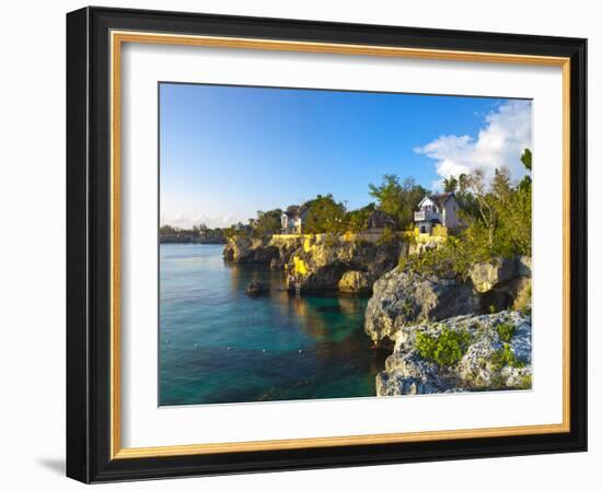 The Idyllic West End, Negril, Westmoreland, Jamaica-Doug Pearson-Framed Photographic Print