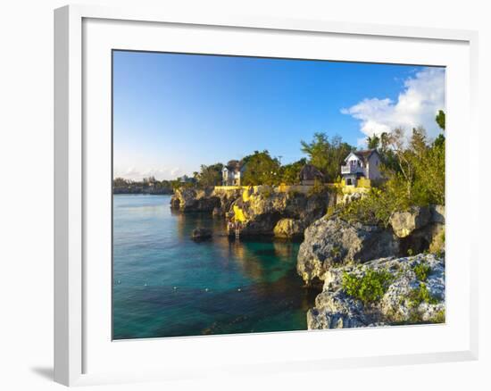 The Idyllic West End, Negril, Westmoreland, Jamaica-Doug Pearson-Framed Photographic Print