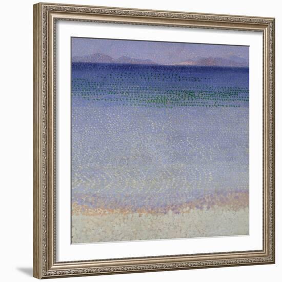 The Iles d'Or (The Iles d'Hyeres, Var), c.1891-92 (oil on canvas)-Henri-Edmond Cross-Framed Premium Giclee Print