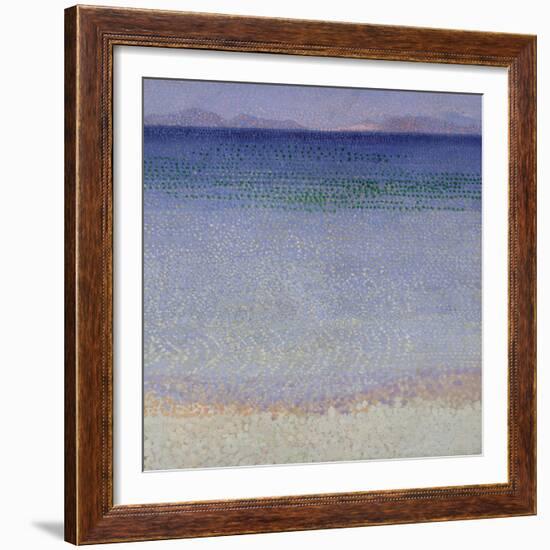 The Iles d'Or (The Iles d'Hyeres, Var), c.1891-92 (oil on canvas)-Henri-Edmond Cross-Framed Premium Giclee Print