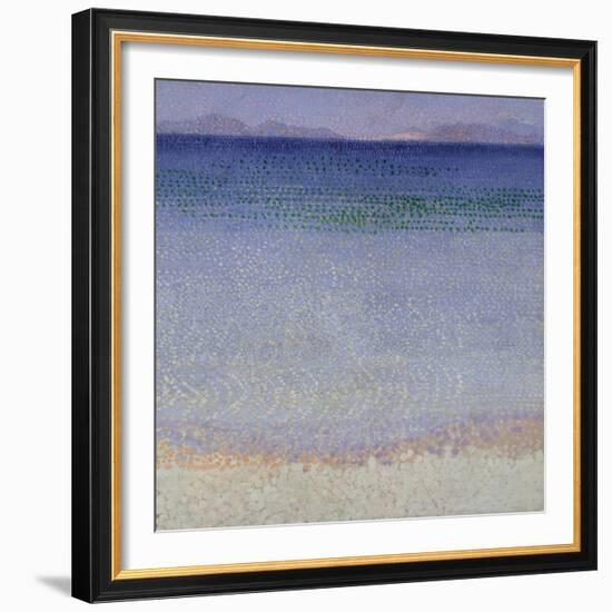 The Iles d'Or (The Iles d'Hyeres, Var), c.1891-92 (oil on canvas)-Henri-Edmond Cross-Framed Premium Giclee Print