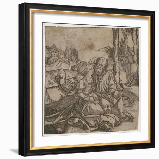 The Ill-Assorted Couple, C. 1495-Albrecht Dürer-Framed Giclee Print