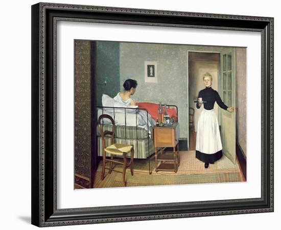 The Ill Child-Félix Vallotton-Framed Giclee Print