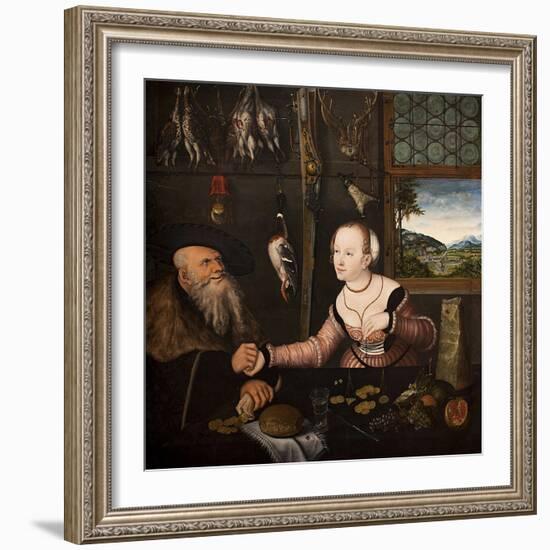 The Ill Matched Couple-Lucas Cranach the Elder-Framed Giclee Print