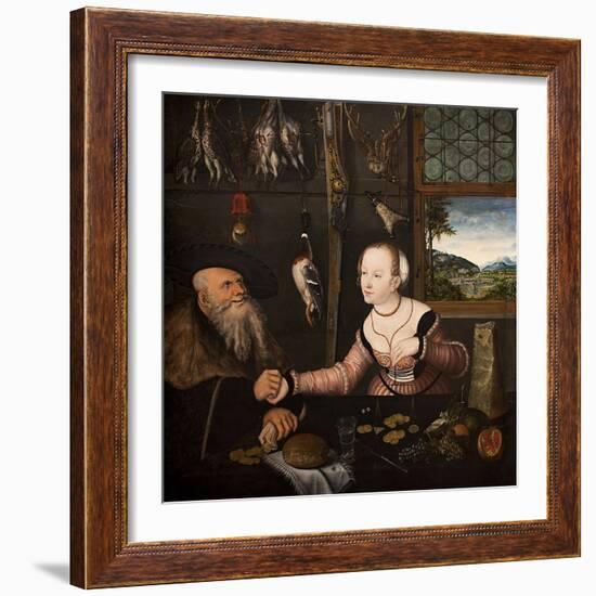 The Ill Matched Couple-Lucas Cranach the Elder-Framed Giclee Print