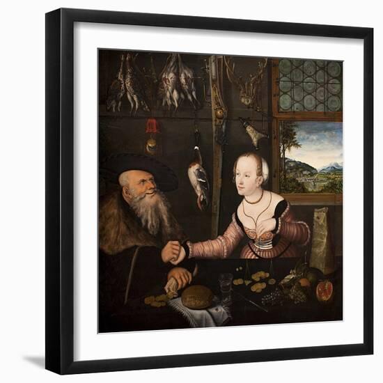 The Ill Matched Couple-Lucas Cranach the Elder-Framed Giclee Print