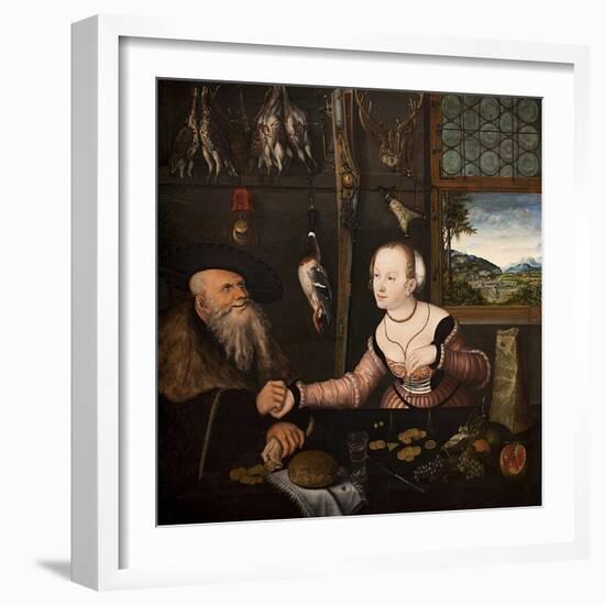 The Ill Matched Couple-Lucas Cranach the Elder-Framed Giclee Print