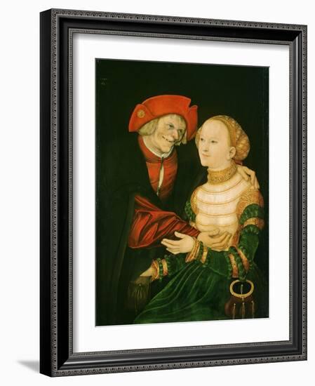 The Ill-Matched Couple-Lucas Cranach the Elder-Framed Giclee Print