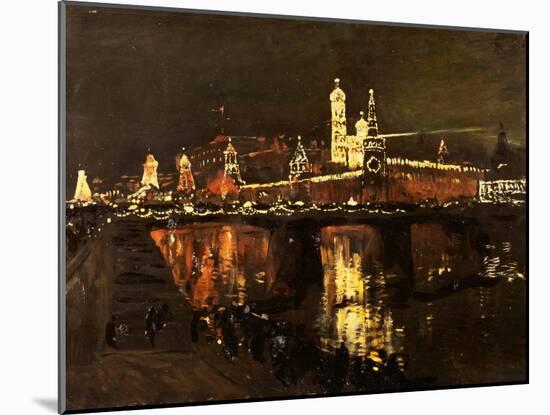 The Illumination of the Kremlin, 1896-Isaac Il'ich Levitan-Mounted Giclee Print