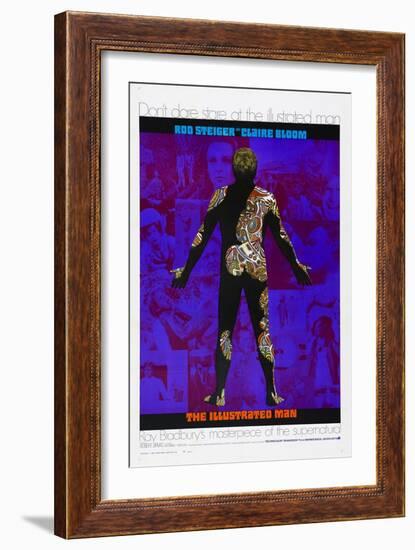 THE ILLUSTRATED MAN, US poster, 1969-null-Framed Art Print