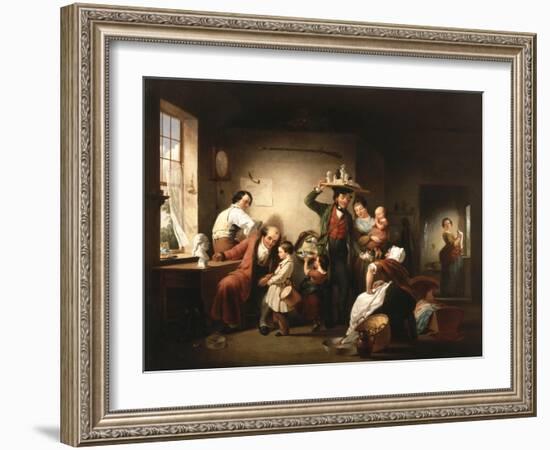 The Image Pedlar, C.1844-Francis William Edmonds-Framed Giclee Print