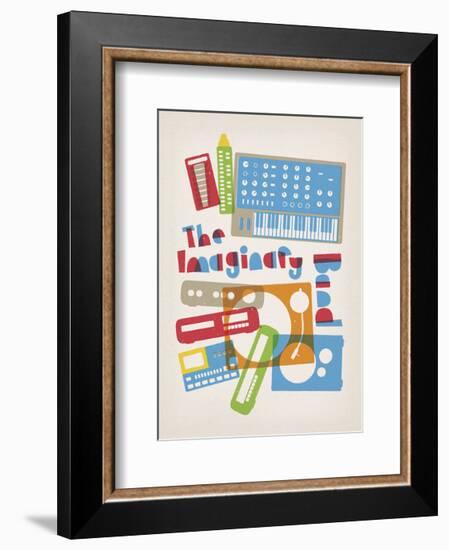 The Imaginary Band-Anthony Peters-Framed Art Print