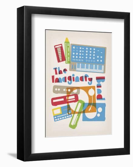 The Imaginary Band-Anthony Peters-Framed Art Print