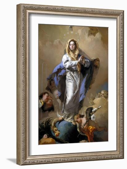 The Immaculate Conception, 1767-1769-Giambattista Tiepolo-Framed Giclee Print