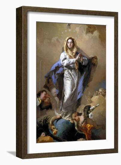 The Immaculate Conception, 1767-1769-Giambattista Tiepolo-Framed Giclee Print