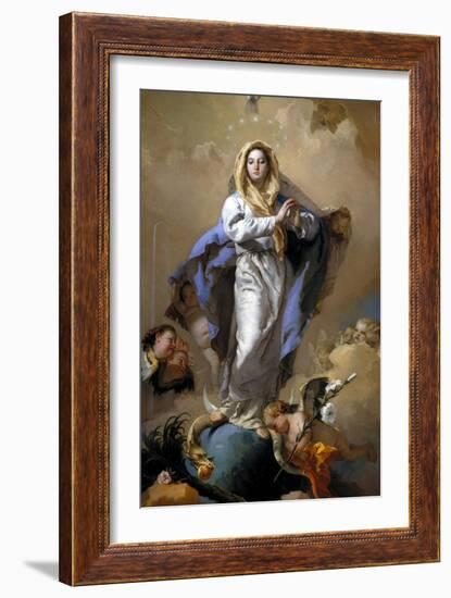 The Immaculate Conception, 1767-1769-Giambattista Tiepolo-Framed Giclee Print