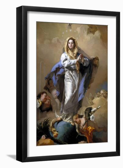 The Immaculate Conception, 1767-1769-Giambattista Tiepolo-Framed Giclee Print